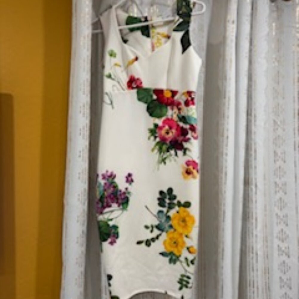 Asos Botanical Floral Pencil dress maternity (used once only)